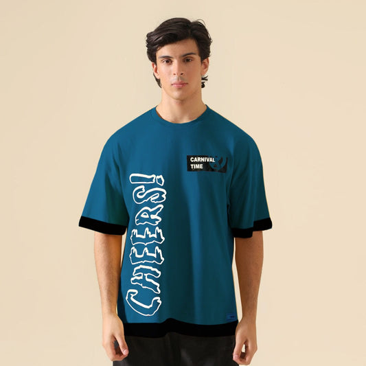 Oversized Tees for men | Blue