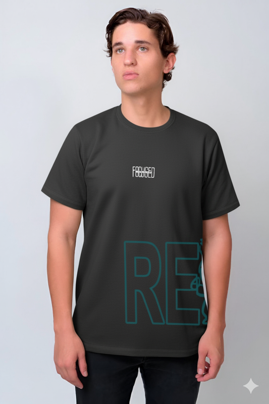 Focused tees for men | Steal Grey