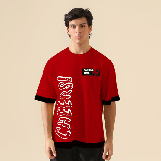 Oversized Tess for men | Red