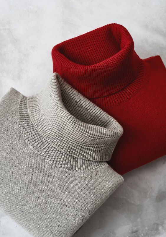 Pack of 2 High Neck Ribbed